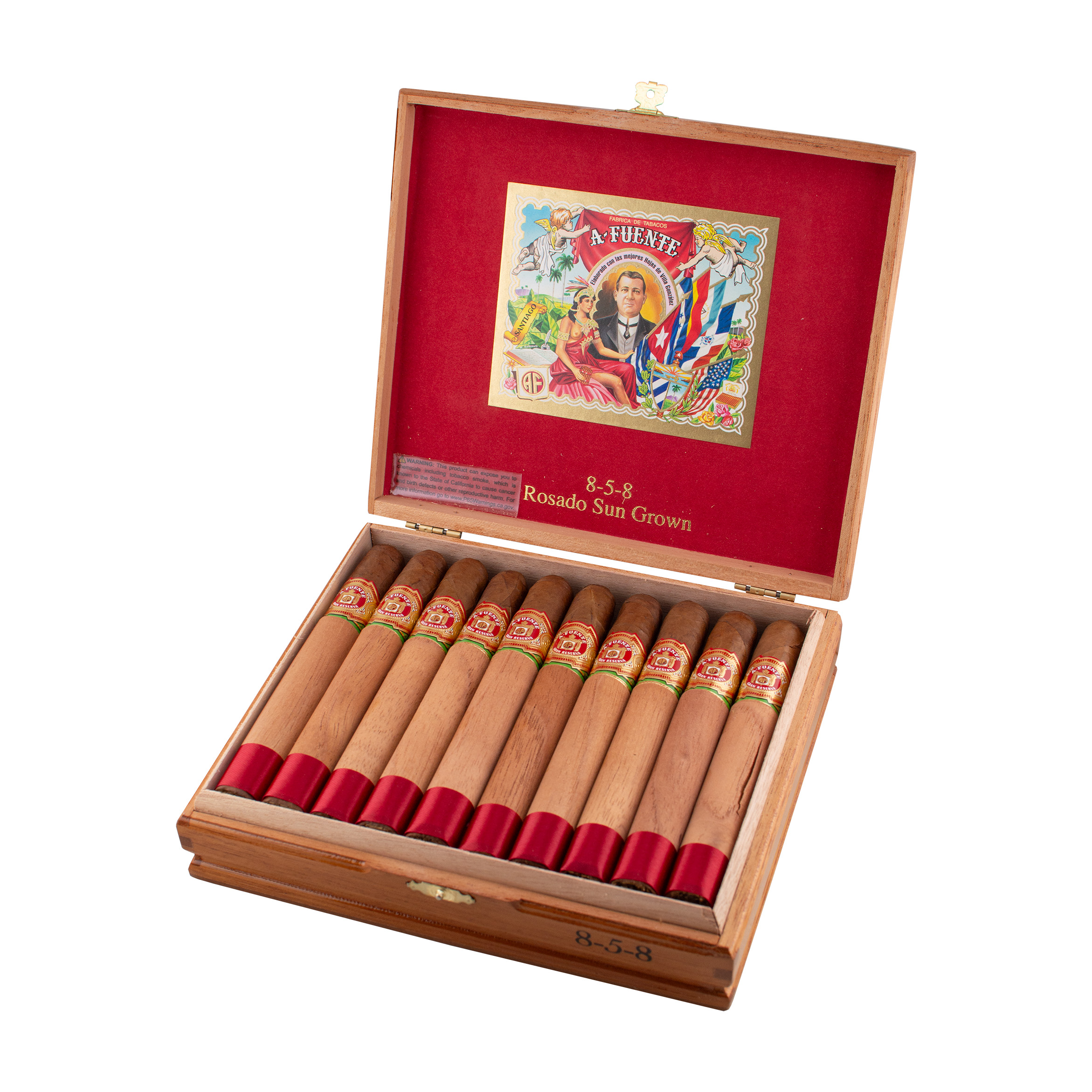 Arturo Fuente Rosado Sun Grown 8-5-8 Box Set - The Country Squire