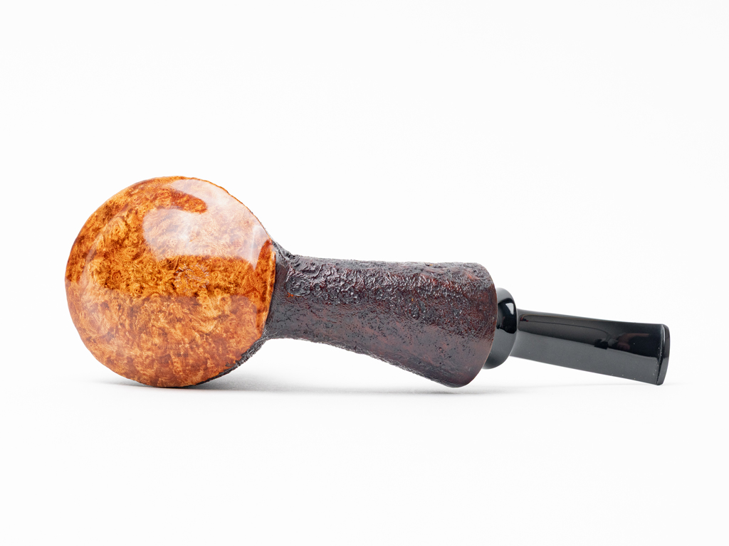 Jason Patrick Sandblasted Large Volcano Tobacco Pipe - The Country