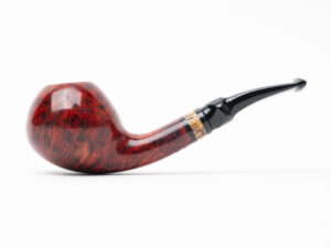 Nording Smooth Bent Apple Smooth Nosewarmer (2-2) Tobacco Pipe