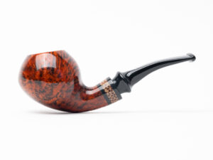 Nording Smooth Bent Apple Smooth Nosewarmer (1-3) Tobacco Pipe