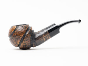 Mastro Geppetto Sabbiato Bent Apple Tobacco Pipe