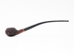Mastro Rusticato Churchwarden Tomato Tobacco Pipe
