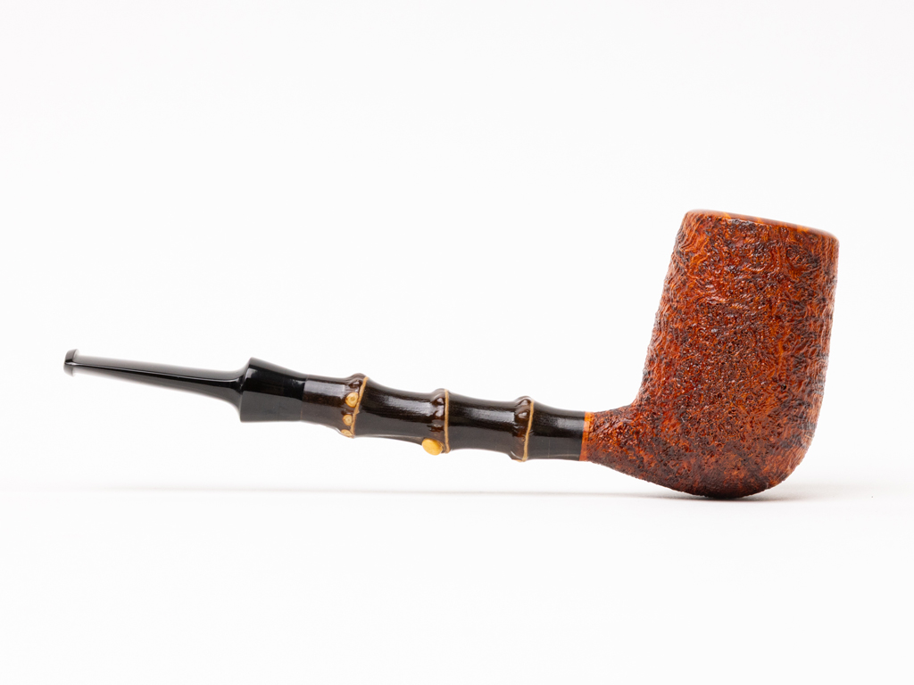 Smokin Barrel Briars Sandblasted Crosscut Stack Billiard - Image 2