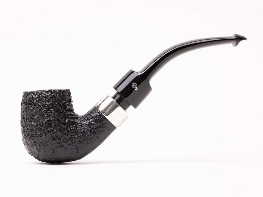 Peterson Deluxe System Sandblasted (9s) P-Lip Tobacco Pipe - The