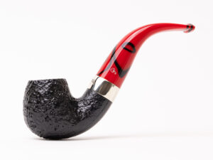 Peterson Dracula Sandblasted (230) Fishtail Tobacco Pipe