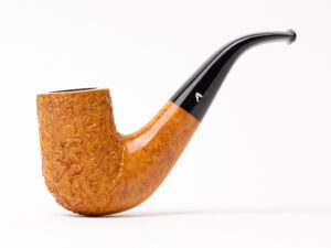 Ascorti Business Rusticated Bent Billiard Tobacco Pipe