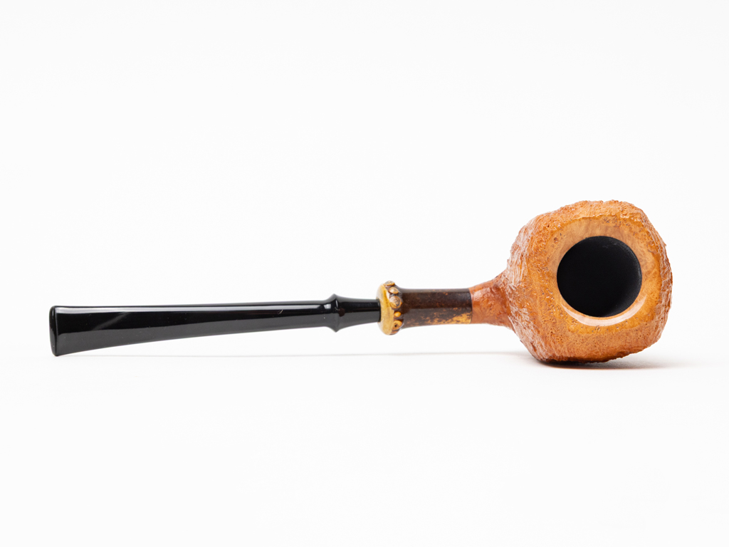 Nate King Natural Ring Blast 'Spike' Tobacco Pipe