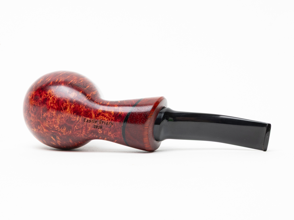 Castle Briars Smooth Bent Brandy Tobacco Pipe - Image 4