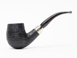 Mike Couch Pipes Sandblasted Bent Billiard Tobacco Pipe