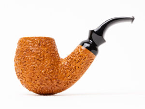 Rinaldo Lithos Bent Apple (YYY) Tobacco Pipe