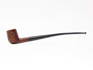 BriarWorks Classic Series Churchwarden Rusticated Billiard (C22XL) Tobacco Pipe