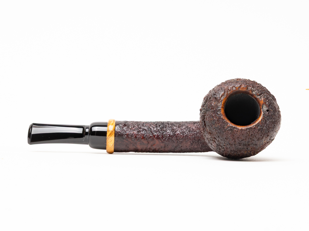 Jason Patrick Sandblasted Long Shanked Acorn Tobacco Pipe - Image 3