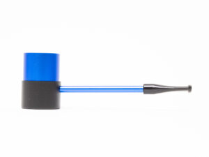 Nørding Compass Metal Matte Blue Tobacco Pipe