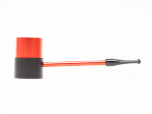 Nørding Compass Metal Matte Red Tobacco Pipe