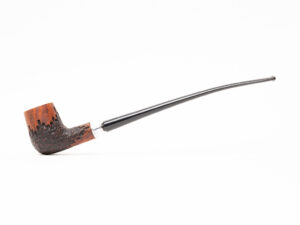 Nording Partially Rusticated Churchwarden Spigot Tobacco Pipe