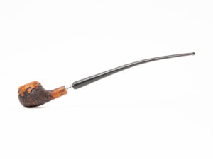 Nording Partially Rusticated Churchwarden Spigot Tobacco Pipe
