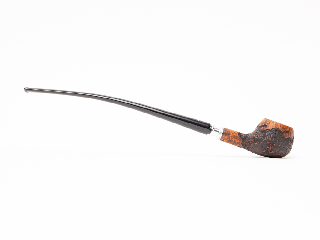 Nording Partially Rusticated Churchwarden Spigot Tobacco Pipe - Image 2