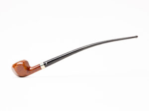 Peterson Churchwarden Smooth Paneled Acorn Fishtail Tobacco Pipe