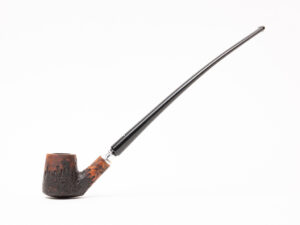 Nording Partially Rusticated Churchwarden Spigot Tobacco Pipe