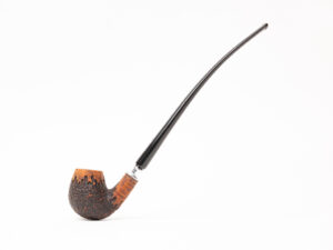 Nording Partially Rusticated Churchwarden Spigot Tobacco Pipe