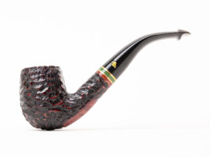Peterson Emerald Rusticated (65) P-Lip Tobacco Pipe