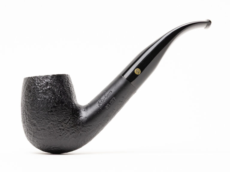Brigham Giant Sandblasted (1202) (Rock Maple Inserts) Tobacco Pipe