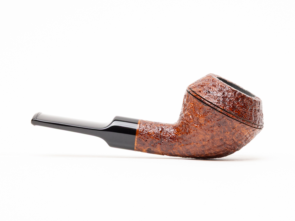Moonshine Devil Dog Brown Sandblasted with Black Stem (Saddle) Tobacco Pipe - Image 2