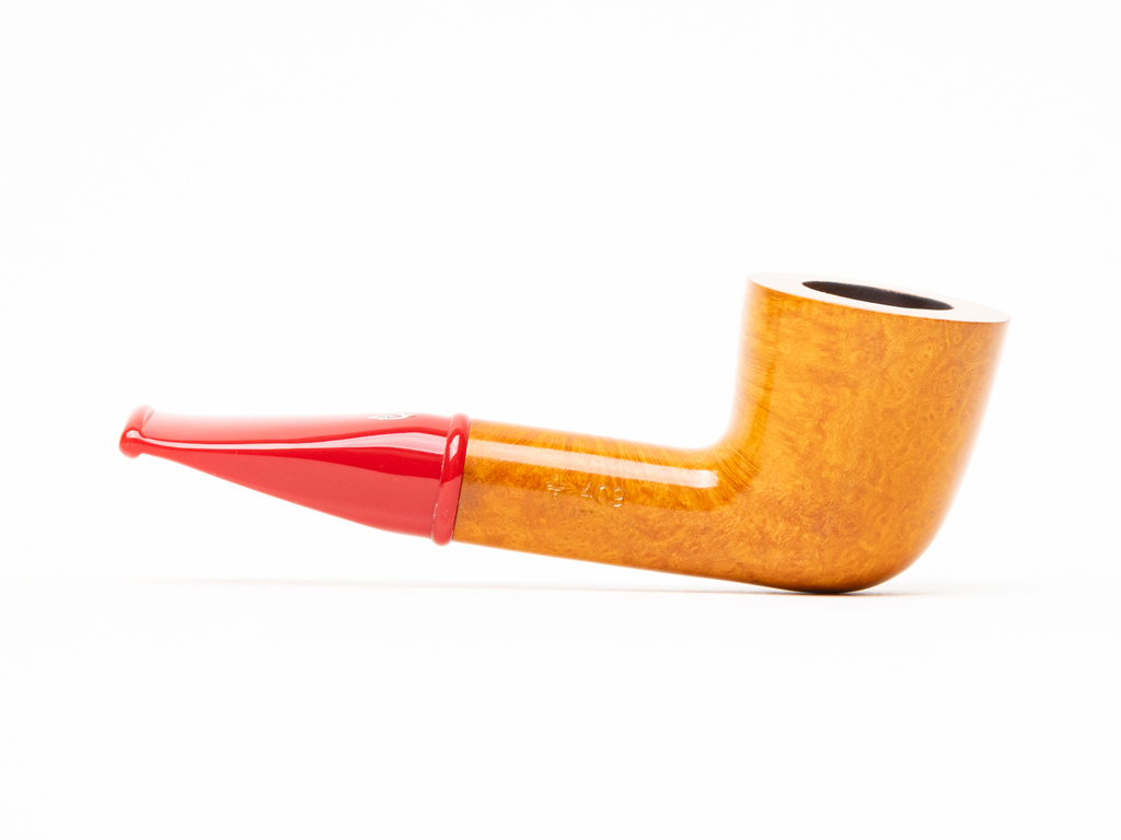 Savinelli Mini Smooth Red Stem (409) (6mm) Tobacco Pipe - Image 2