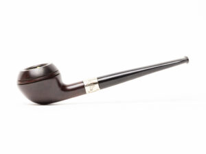 Peterson Aran Smooth Nickel Mounted (411) Fishtail Tobacco Pipe