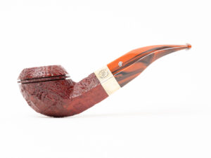 Peterson Irish Harp Sandblasted (80s) Fishtail Tobacco Pipe