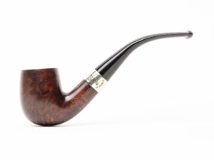 Peterson Aran Smooth Nickle Mounted (65) Fishtail Tobacco Pipe