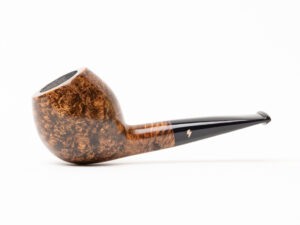 Moonshine Smooth Devil Anse with Black Stem Tobacco Pipe