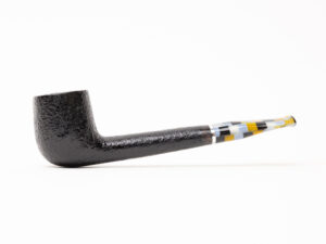 Molina Mosaico Black Sandblasted (802) (9mm) Tobacco Pipe