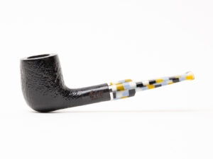 Molina Mosaico Black Sandblasted (BC605) (9mm) Tobacco Pipe