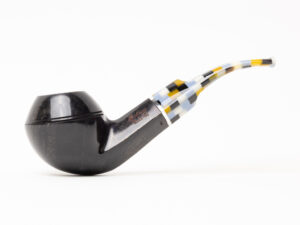 Molina Mosaico Smooth Black (RH1) (9mm) Tobacco Pipe