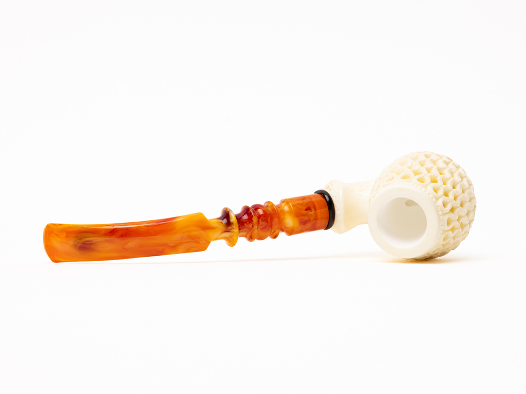 Meerschaum Carved Tobacco Pipe - Image 3