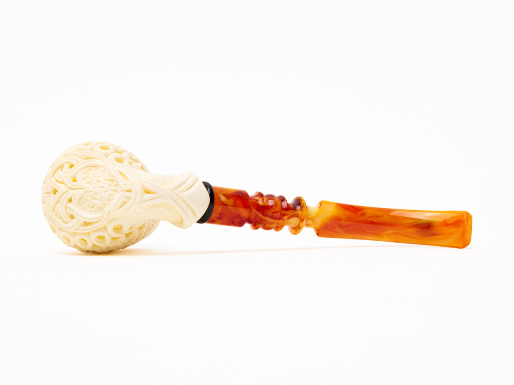 Meerschaum Carved Tobacco Pipe - Image 4
