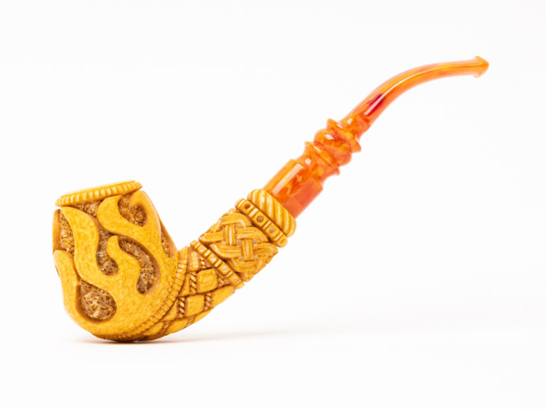 Meerschaum Carved Tobacco Pipe