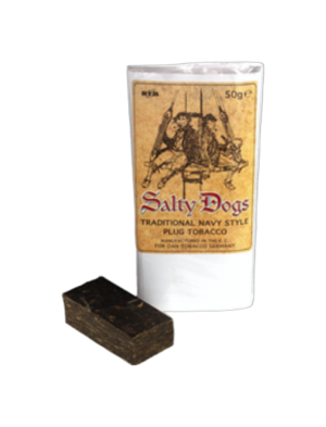 Dan Tobacco Salty Dogs 50g Plug Pipe Tobacco
