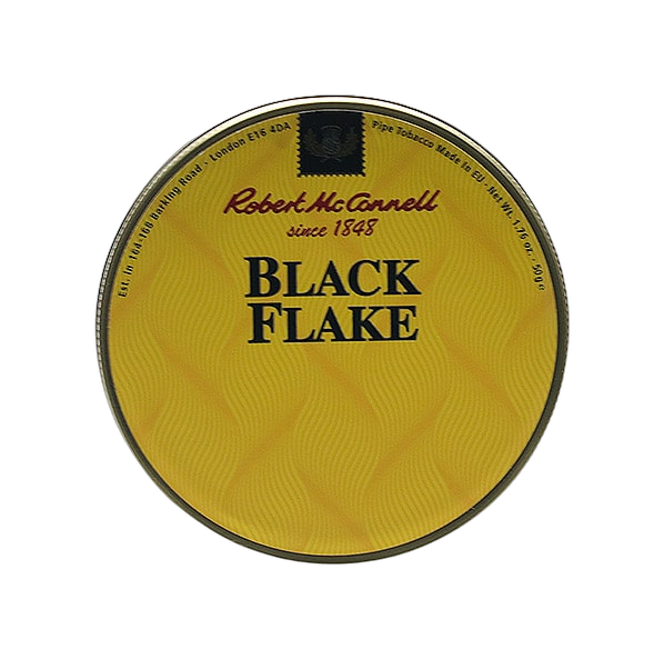 Robert McConnell Black Flake 50g. Pipe Tobacco