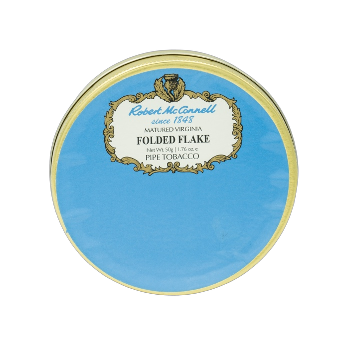 Robert McConnell Folded Flake Matured Virginia 50g. Pipe Tobacco