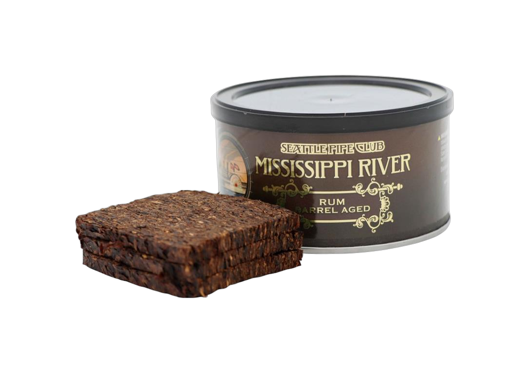 Seattle Pipe Club Mississippi River - Rum Barrel Aged 2oz. Pipe Tobacco - Image 2