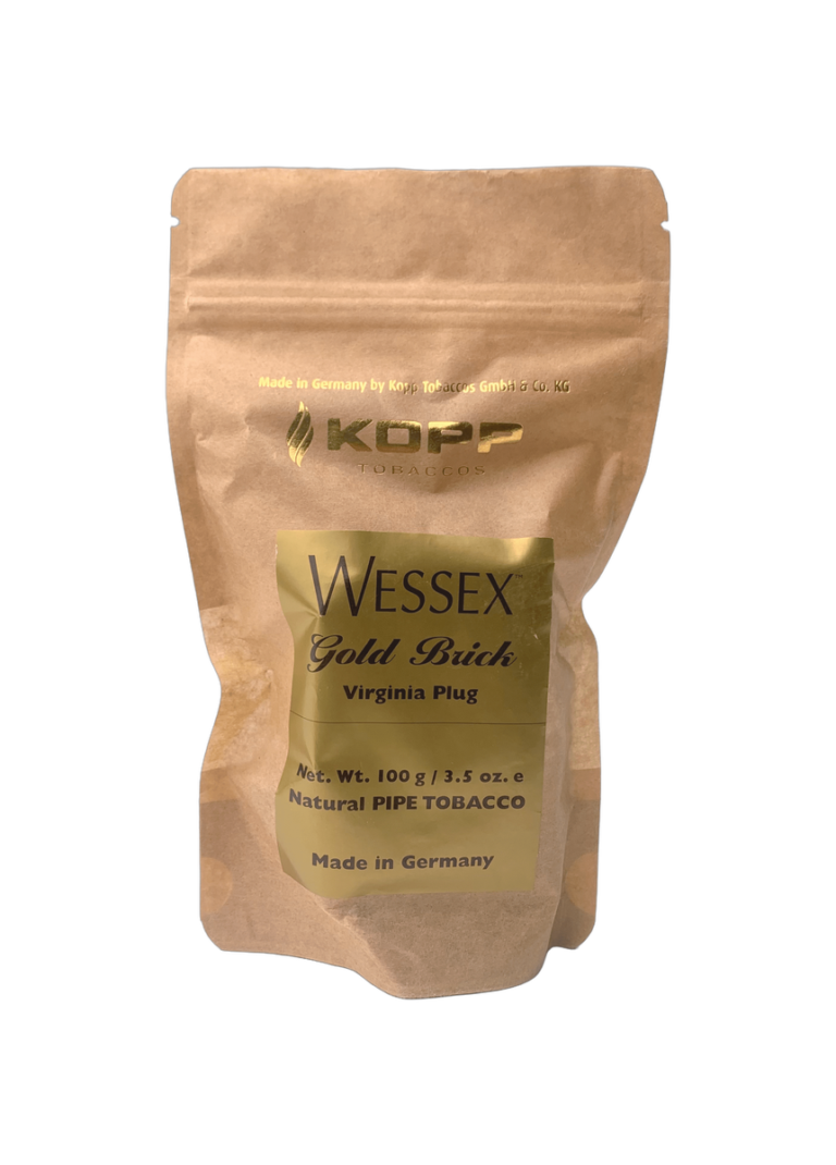 Wessex Gold Brick Virginia Plug 100g. Pipe Tobacco