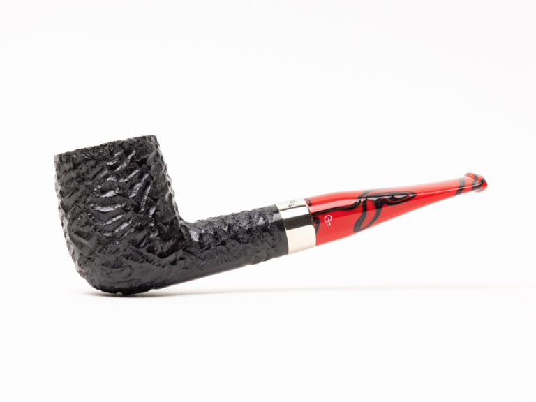 Peterson Dracula Rusticated (107) Fishtail Tobacco Pipe