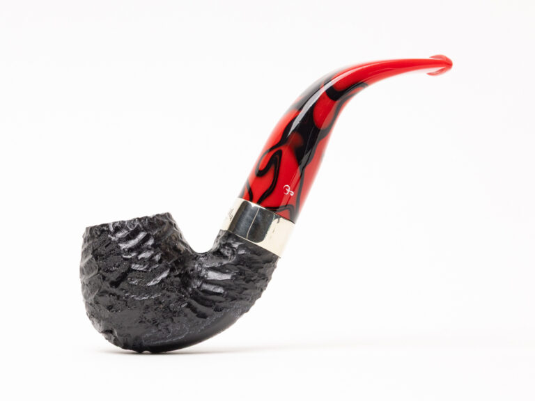 Peterson Dracula Rusticated (230) Fishtail Tobacco Pipe