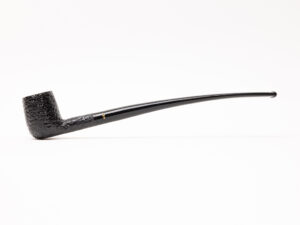 Savinelli Churchwarden Black Rusticated (104) Tobacco Pipe