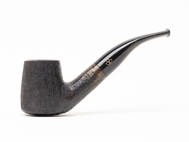 Brigham System Rusticated (84S) (Rock Maple Inserts) Tobacco Pipe